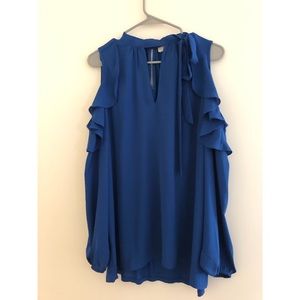 NWT - LOFT cold shoulder long sleeve top sz XL